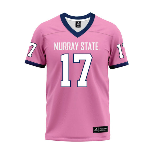 Murray State - NCAA Football : Trace Corum - Pink Premium Football Jersey-0