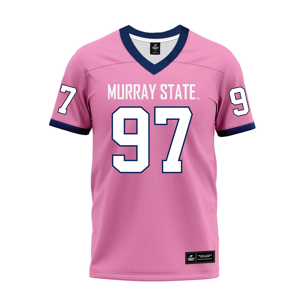 Murray State - NCAA Football : Harlem Phillips - Pink Premium Football Jersey-0