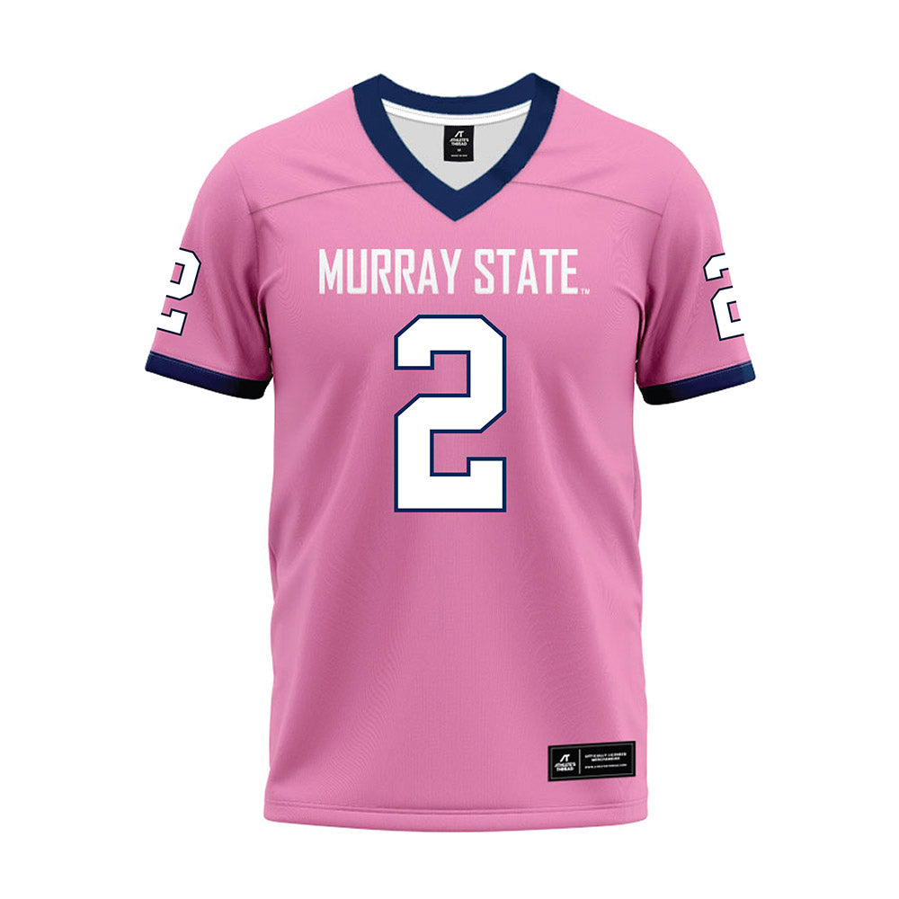 Murray State - NCAA Football : Jkalon Carter - Pink Premium Football Jersey-0