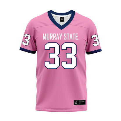 Murray State - NCAA Football : Baxter Wright - Pink Premium Football Jersey