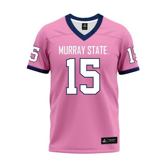 Murray State - NCAA Football : Lj Green - Pink Premium Football Jersey