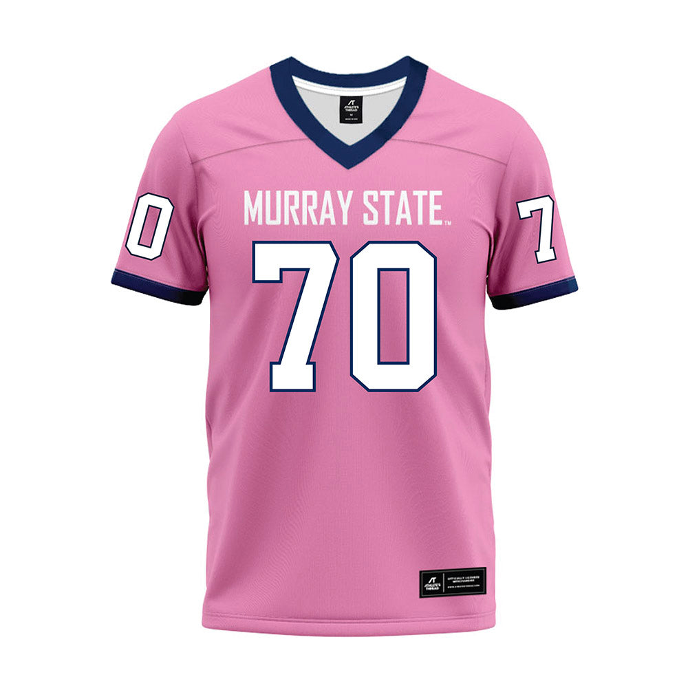 Murray State - NCAA Football : Brandon Mills - Pink Premium Football Jersey-0