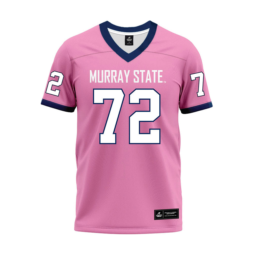 Murray State - NCAA Football : Cameron Mayes-Stancil - Pink Premium Football Jersey-0