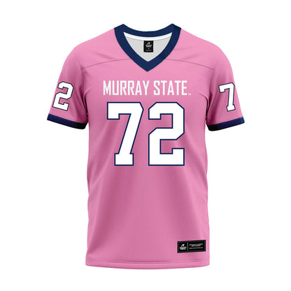 Murray State - NCAA Football : Cameron Mayes-Stancil - Pink Premium Football Jersey-0