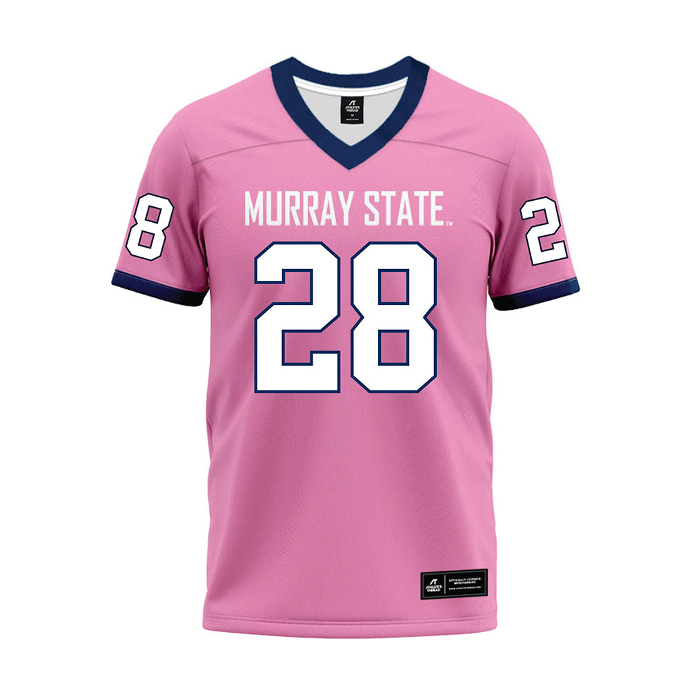 Murray State - NCAA Football : Tre Darden - Pink Premium Football Jersey-0