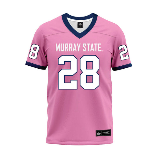 Murray State - NCAA Football : Tre Darden - Pink Premium Football Jersey-0