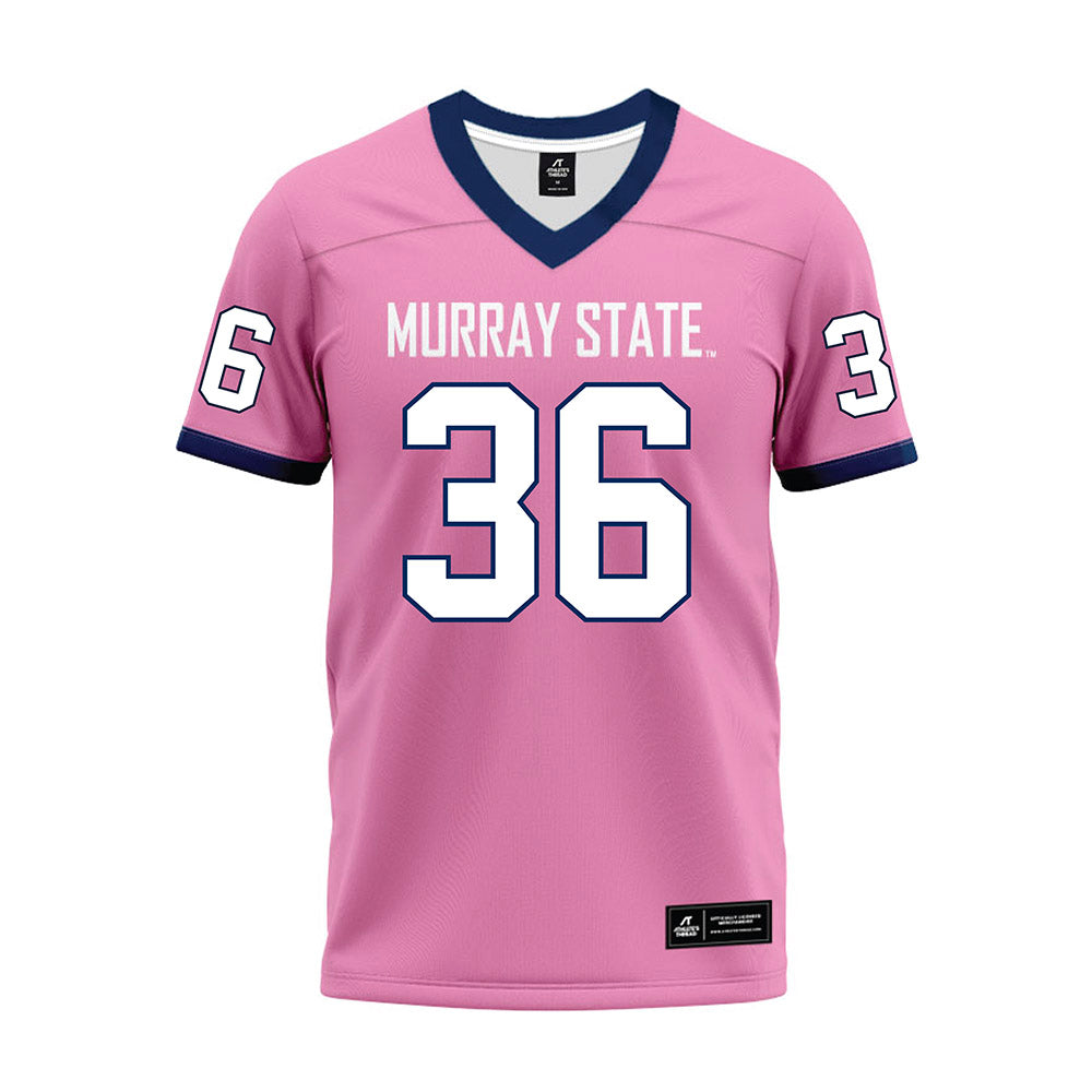 Murray State - NCAA Football : Josh Murphy - Pink Premium Football Jersey-0