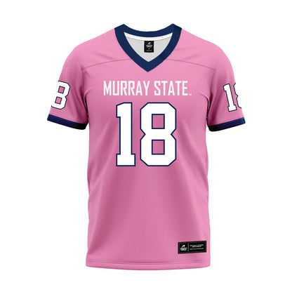 Murray State - NCAA Football : Huseyin Simsir - Pink Premium Football Jersey-0