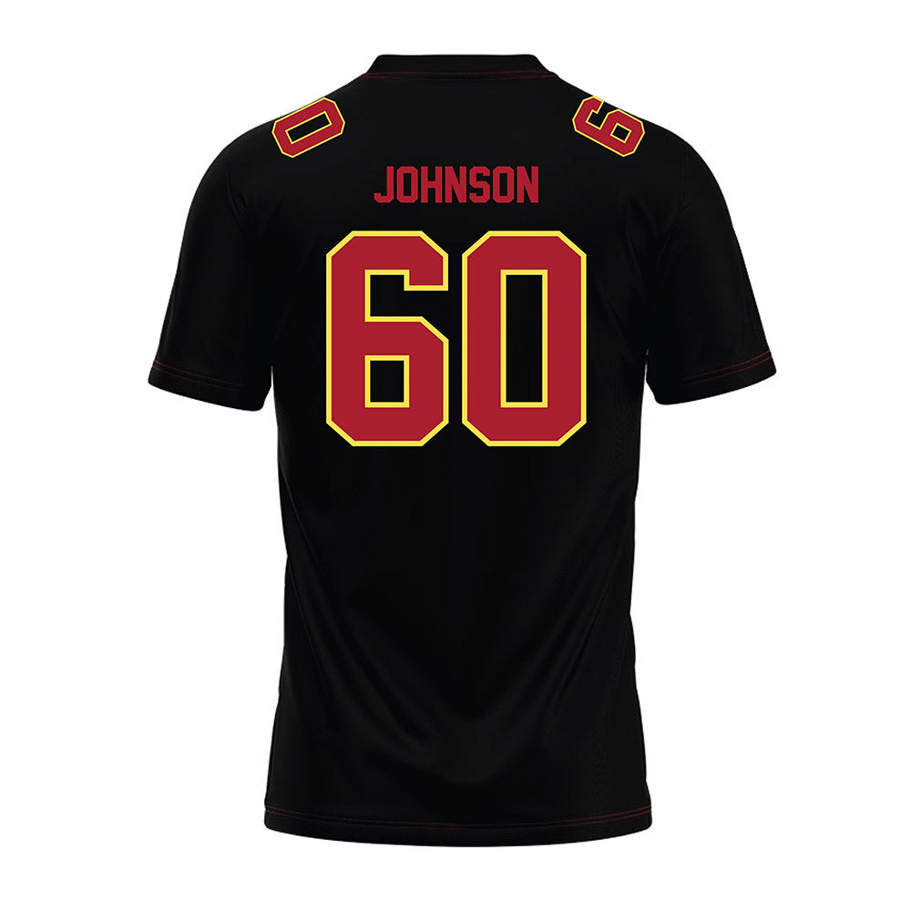 NSU - NCAA Football : Isaac Johnson - Black Premium Football Jersey-1