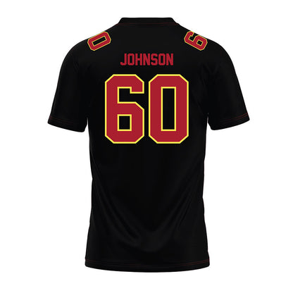 NSU - NCAA Football : Isaac Johnson - Black Premium Football Jersey-1