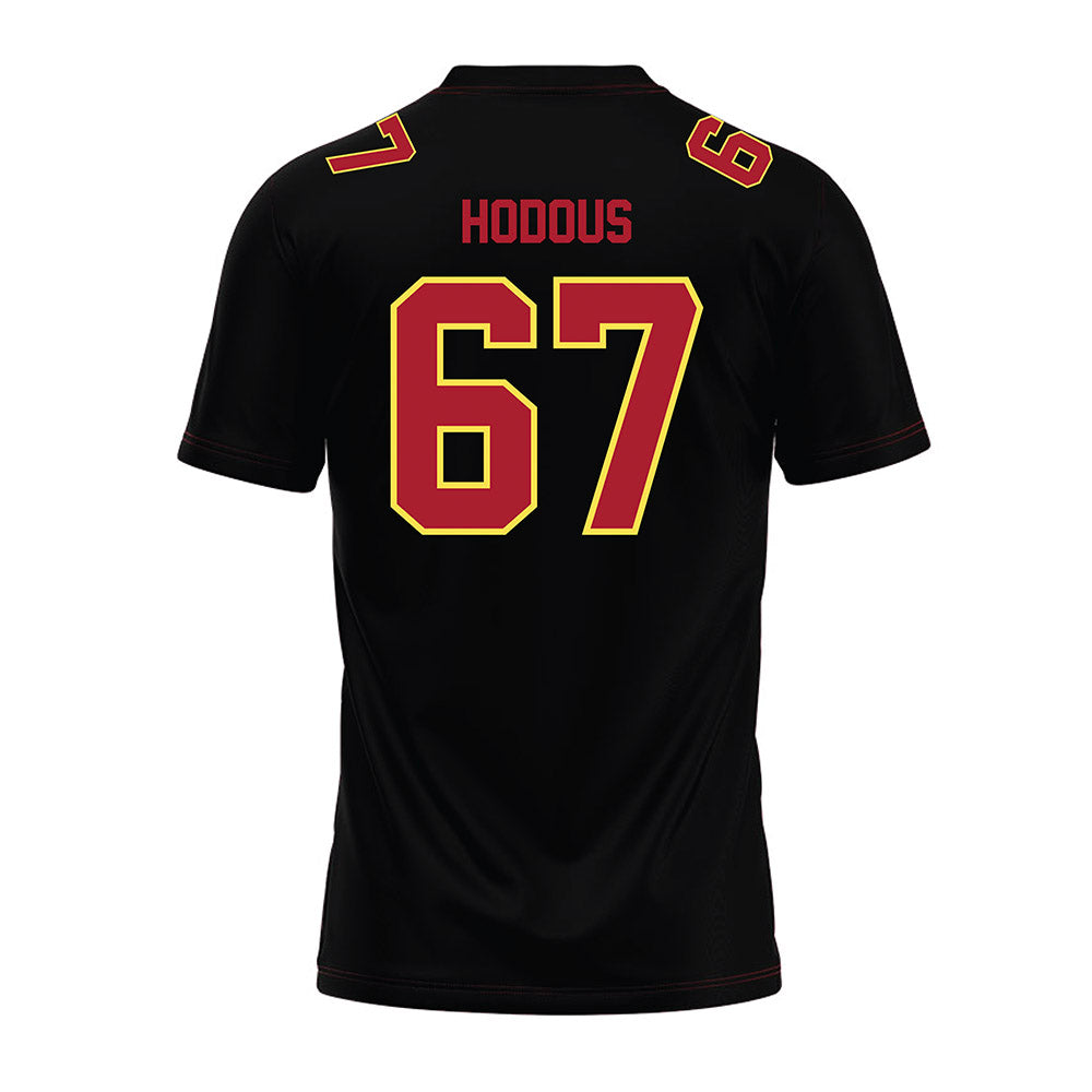 NSU - NCAA Football : Hudson Hodous - Black Premium Football Jersey
