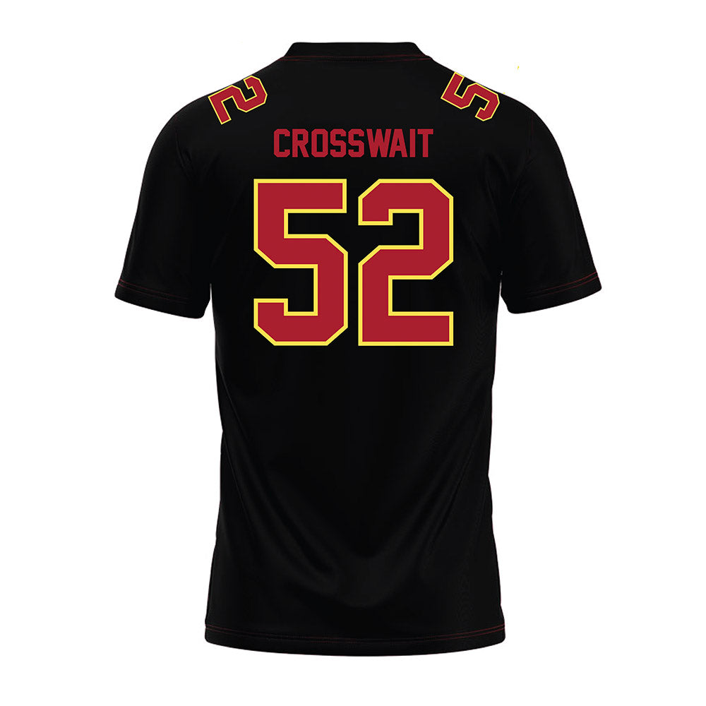 NSU - NCAA Football : Tate Crosswait - Black Premium Football Jersey