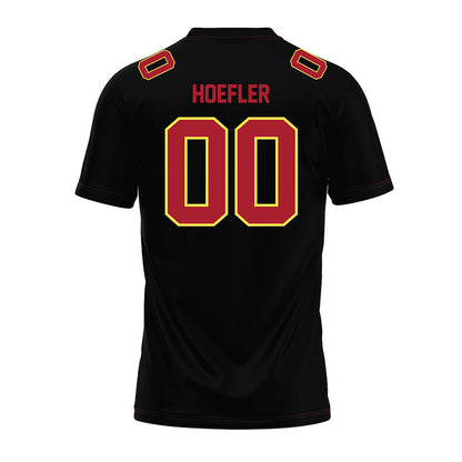 NSU - NCAA Football : Willem Hoefler - Black Premium Football Jersey-1