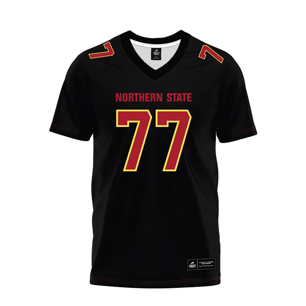 NSU - NCAA Football : Riley Helgeson - Black Premium Football Jersey-0