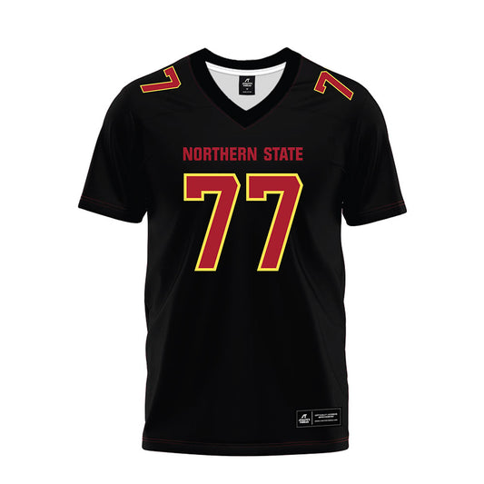 NSU - NCAA Football : Riley Helgeson - Black Premium Football Jersey-0
