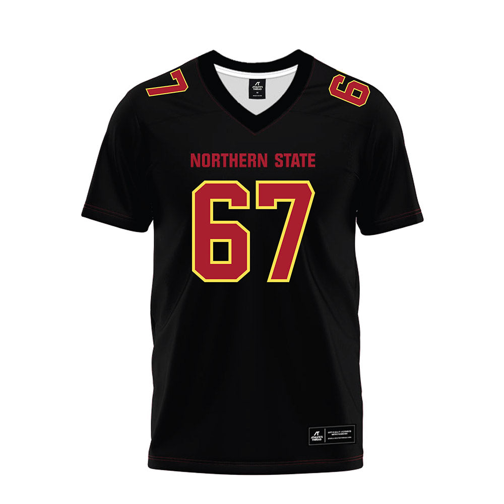 NSU - NCAA Football : Hudson Hodous - Black Premium Football Jersey