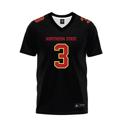 NSU - NCAA Football : Carter Campbell - Black Premium Football Jersey-0