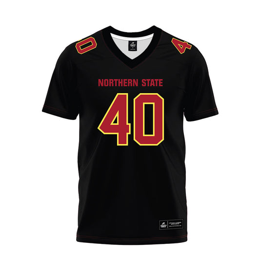 NSU - NCAA Football : Jackson Waitkus - Black Premium Football Jersey-0