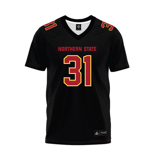 NSU - NCAA Football : Brecken Keoraj - Black Premium Football Jersey-0