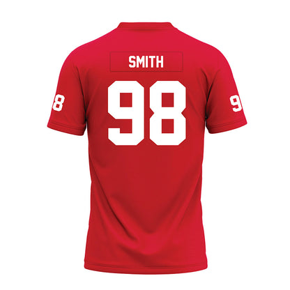 Nicholls State - NCAA Football : Dale Smith - Red Premium Football Jersey-1