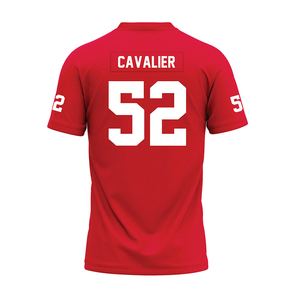 Nicholls State - NCAA Football : Andrew Cavalier - Red Premium Football Jersey