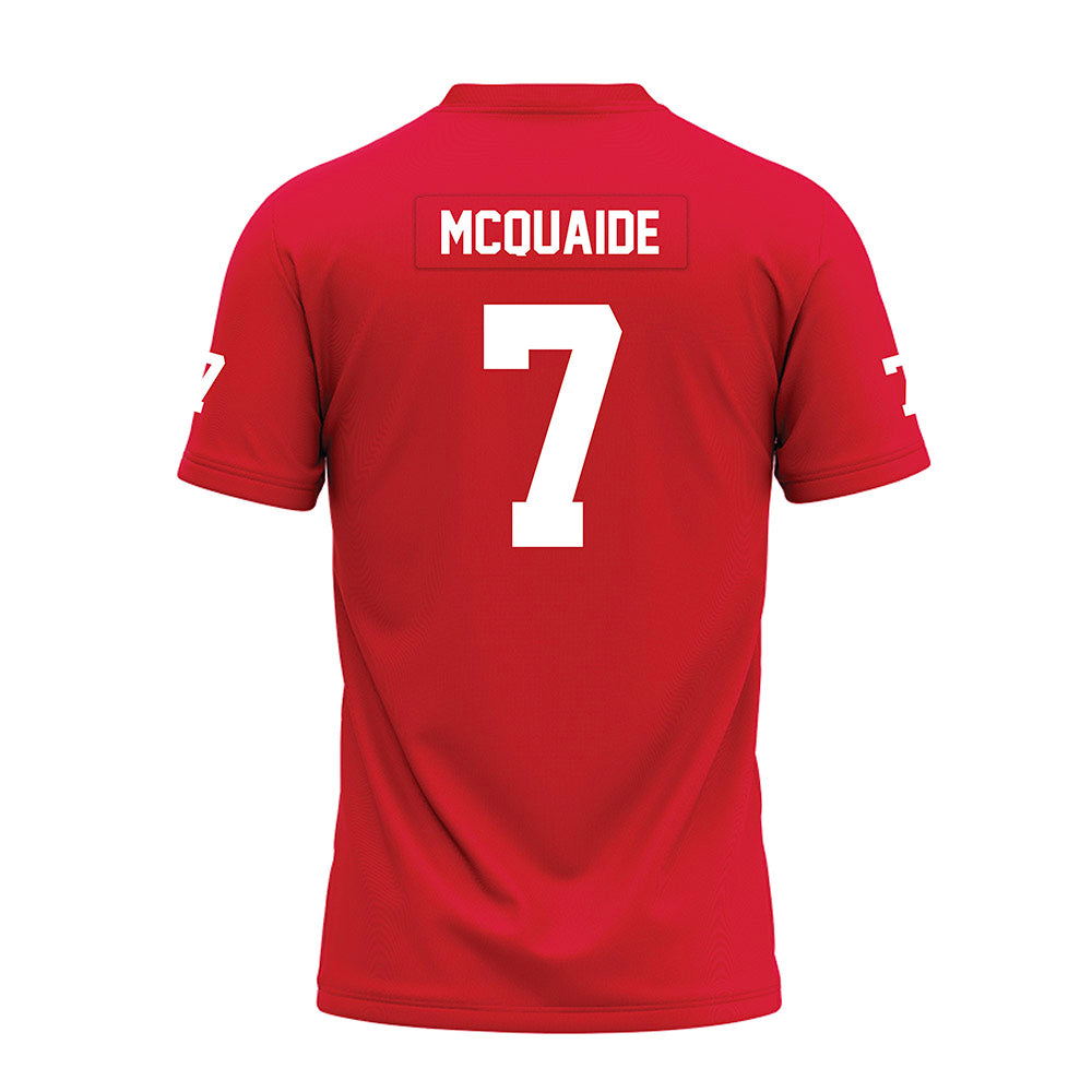 Nicholls State - NCAA Football : Pat McQuaide - Red Premium Football Jersey