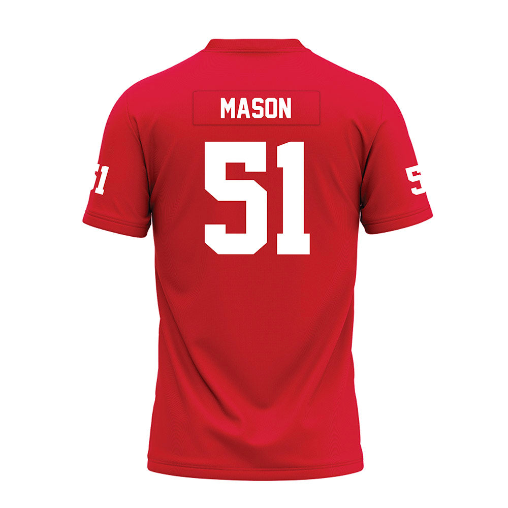 Nicholls State - NCAA Football : Joseph Mason - Red Premium Football Jersey