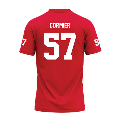 Nicholls State - NCAA Football : Hayden Cormier - Red Premium Football Jersey-1