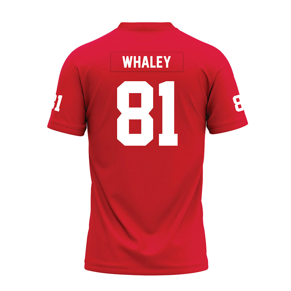 Nicholls State - NCAA Football : Treylin Whaley - Red Premium Football Jersey-1