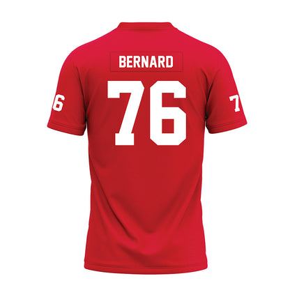 Nicholls State - NCAA Football : Ryan Bernard - Red Premium Football Jersey