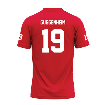 Nicholls State - NCAA Football : Collin Guggenheim - Red Premium Football Jersey