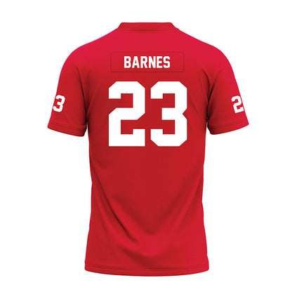 Nicholls State - NCAA Football : Jason Barnes - Red Premium Football Jersey-1