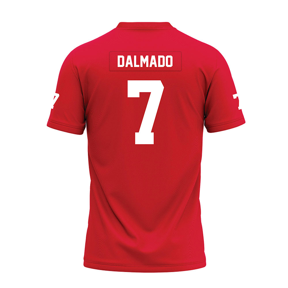 Nicholls State - NCAA Football : Jake Dalmado - Red Premium Football Jersey