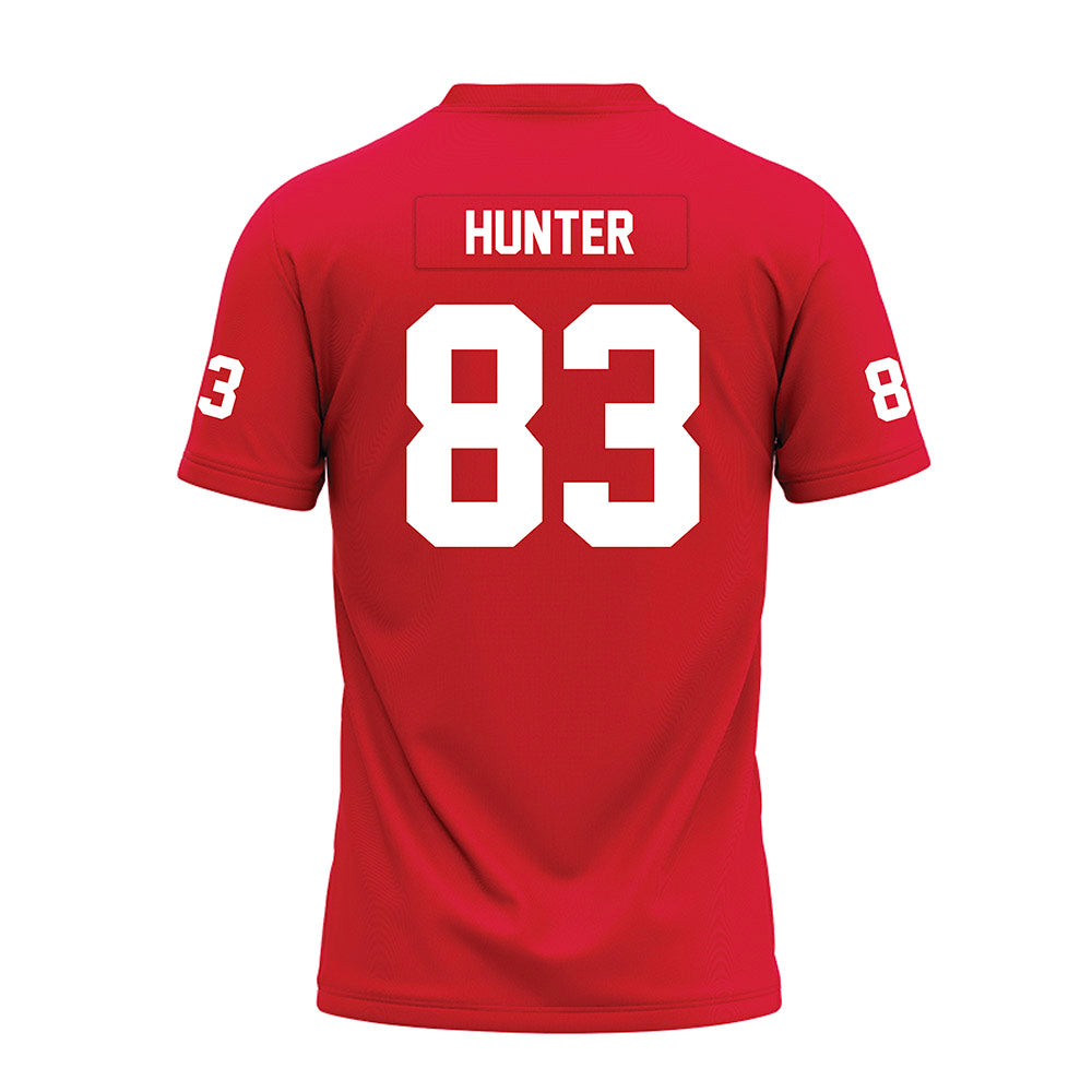 Nicholls State - NCAA Football : Everett Hunter - Red Premium Football Jersey-1