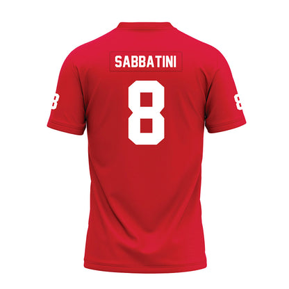 Nicholls State - NCAA Football : Elijah Sabbatini - Red Premium Football Jersey-1