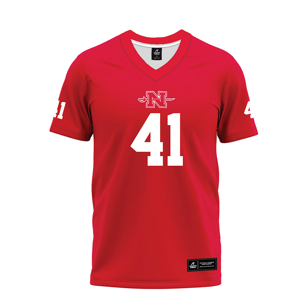  - NCAA Football : Reece Turner - Red Premium Football Jersey-0