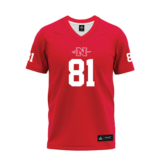 Nicholls State - NCAA Football : Treylin Whaley - Red Premium Football Jersey-0
