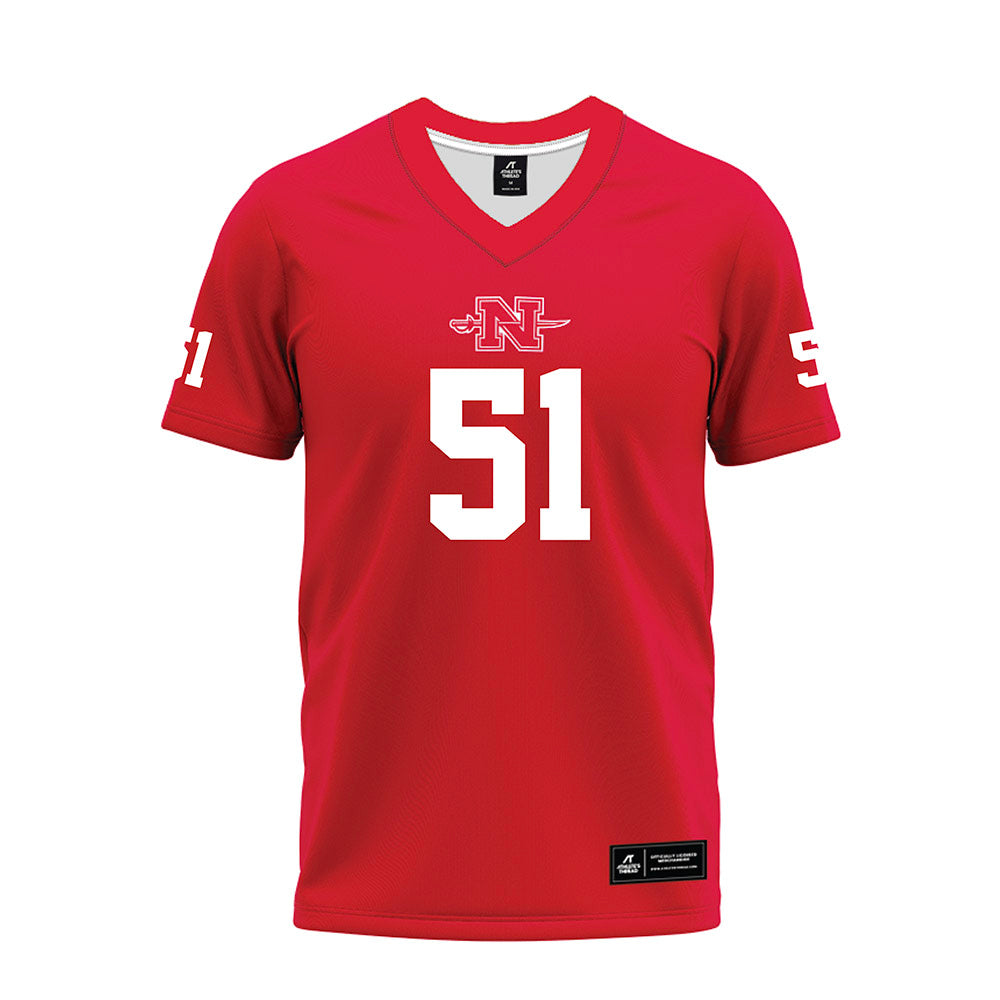 Nicholls State - NCAA Football : Joseph Mason - Red Premium Football Jersey