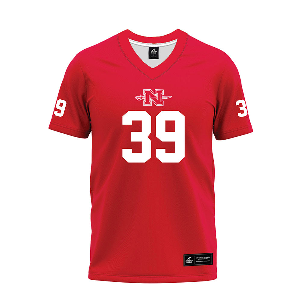 Nicholls State - NCAA Football : Kayden Andoh - Red Premium Football Jersey-0