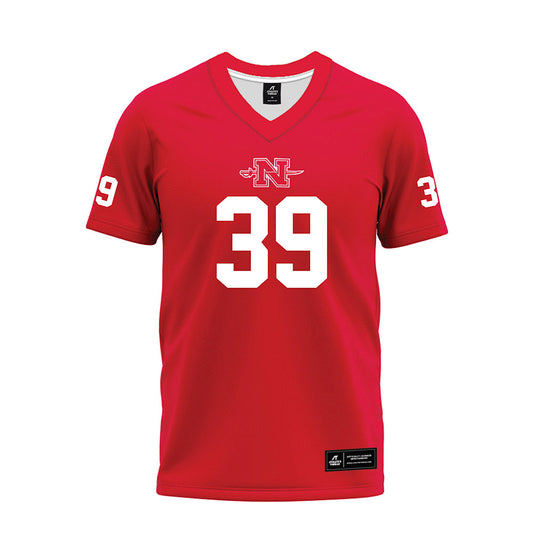 Nicholls State - NCAA Football : Kayden Andoh - Red Premium Football Jersey-0