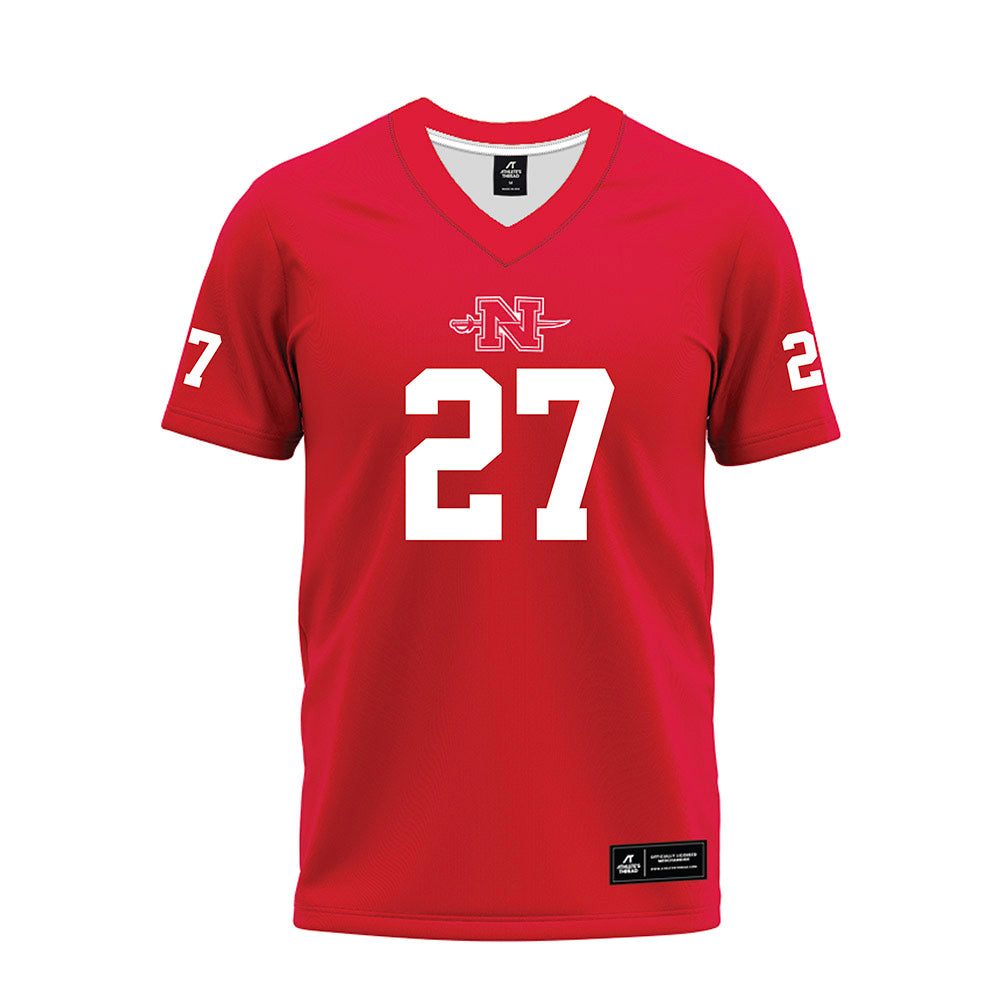 Nicholls State - NCAA Football : Payton Tally - Red Premium Football Jersey-0