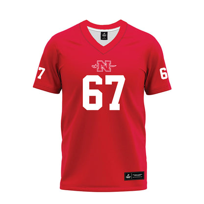 Nicholls State - NCAA Football : Marcus Garcia - Red Premium Football Jersey