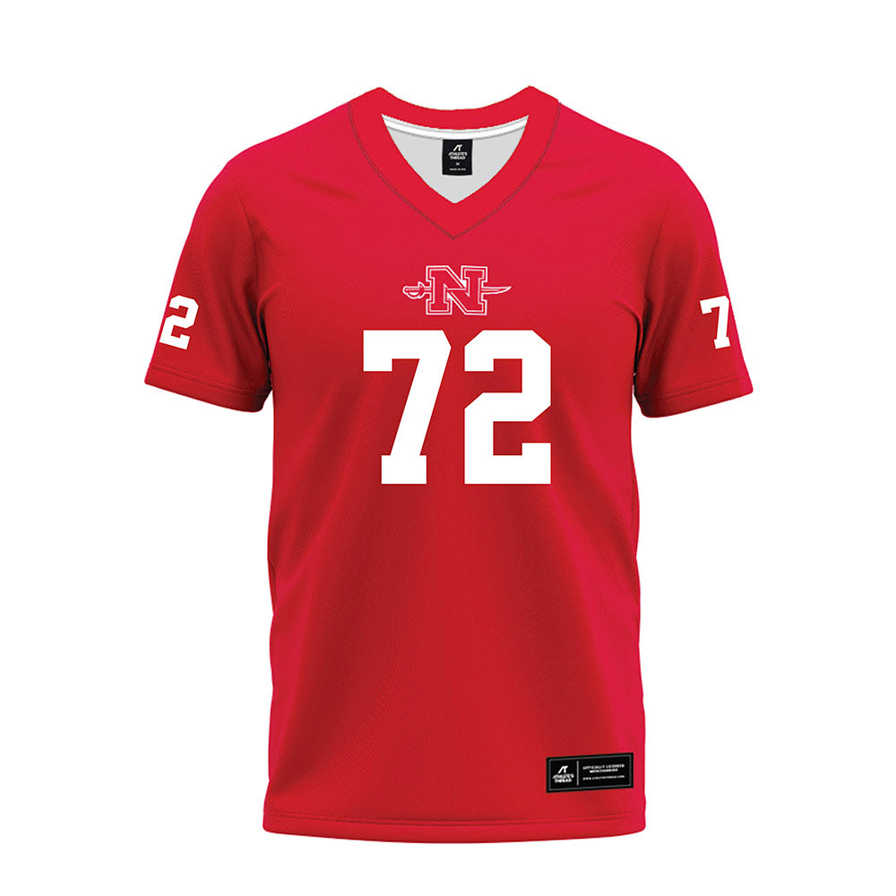 Nicholls State - NCAA Football : MarcQues Mayo - Red Premium Football Jersey-0