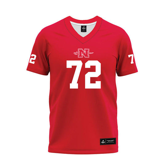 Nicholls State - NCAA Football : MarcQues Mayo - Red Premium Football Jersey-0