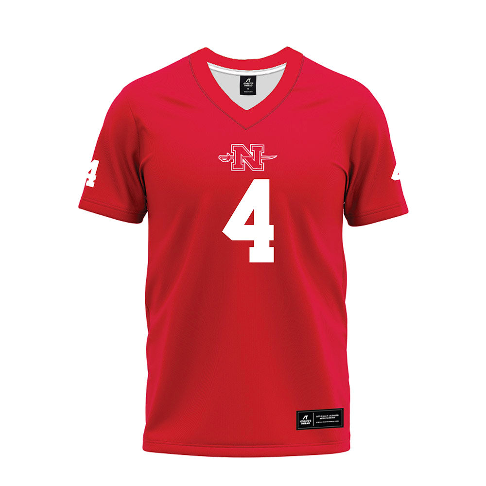 Nicholls State - NCAA Football : Ty Marsh - Red Premium Football Jersey-0