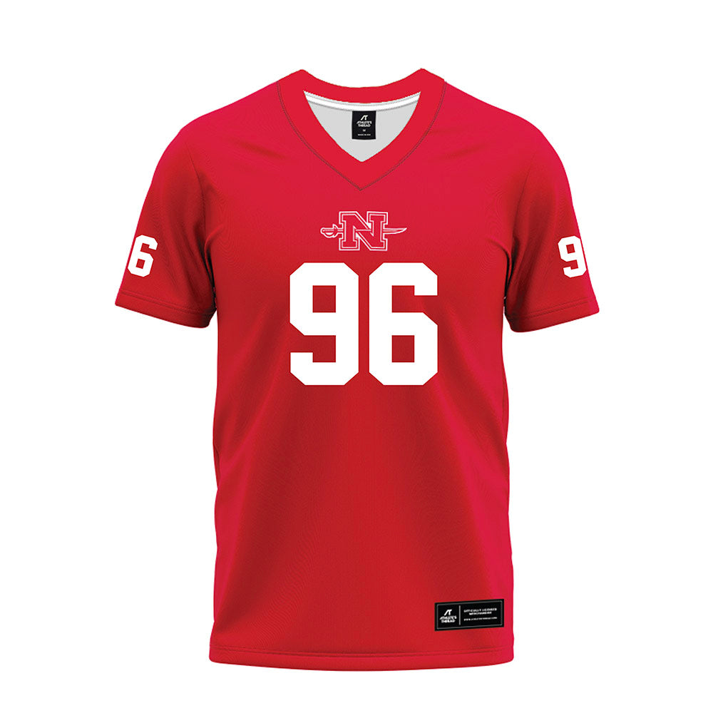 Nicholls State - NCAA Football : Gavin Nelson - Red Premium Football Jersey-0