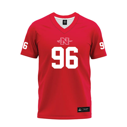 Nicholls State - NCAA Football : Gavin Nelson - Red Premium Football Jersey-0