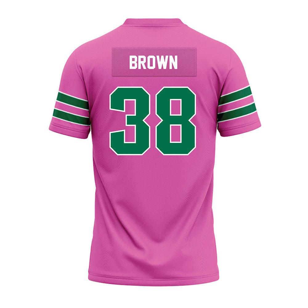 UAB - NCAA Football : Tyderick Brown - Pink Premium Football Jersey