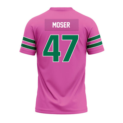  - NCAA Football : Caleb Moser - Pink Premium Football Jersey-1