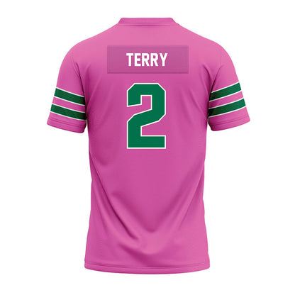 UAB - NCAA Football : Yusuf Terry - Pink Premium Football Jersey